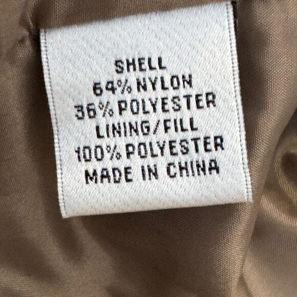 Talbots Khaki Button-Up Blazer Jacket Flap Front Pockets Career Work Wear 14P - Picture 10 of 16